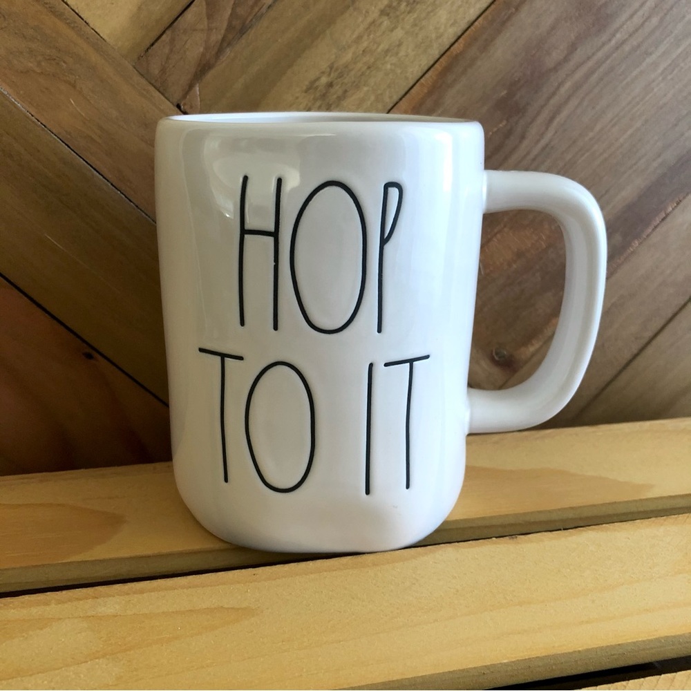 Rae Dunn Hop To It Ceramic Mug